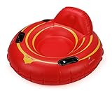 Tube Pro Red 44' Premium River Tube with Backrest and Floor- Heavy Duty, Commercial Grade