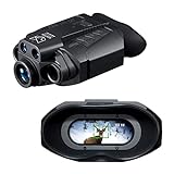 Nightfox Vulpes Handheld Digital Night Vision Goggles | Integrated Laser Rangefinder | Full High Definition FHD 1080p Sensor | Records Video + Audio | 220yd Range, 6x Magnification | Hunting, Security
