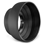 58MM Altura Photo Collapsible Rubber Lens Hood for Camera Lens with 58MM Filter Thread