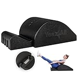 Yes4All Pilates Spine Corrector, Pilates Arc, 350lbs Foldable ilates Massage Bed Barrel, Core Strengthening and Stretching