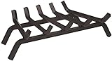 Rocky Mountain Goods Heavy Duty Fireplace Grate - Solid Metal Bar Log Holder Grate with 3/4” Bars - Rack Heater for Wood Stove with Heavy Gauge Wrought Iron Bars (23')