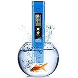 PH Meter, 0.01 High Accuracy Pocket Size with 0-14 PH Testing Range PH Tester, Digital PH Meter for Water, Water Meter for Hydroponics, Drinking, Pool