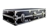 C&N Footlockers College Dorm Room Under Bed - The Slim Lockable Trunk - 32 x 18 x 8.25 Inches