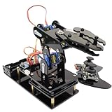 LK COKOINO Robot Arm for Arduino, Smart Robot Building Kit That can Memorize and Repeat Movements for Beginners/Kids/Adults to Learn Electronic, Programming, Math and Science