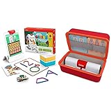 Osmo - Little Genius Starter Kit for iPad (Preschool Ages) + Grab & Go Small Storage Case Bundle (for iPad Starter Kits) iPad Base Included