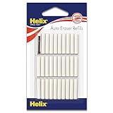 Helix Automatic Eraser Refills, Pack of 30 (19071)