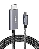 Anker USB C to HDMI Cable for Home Office 6ft, Type C to HDMI Adapter Cable 4K 60Hz for MacBook Pro 2020, iPad Pro 2020, Samsung Galaxy S20/ S10, Dell XPS 13/ 15, and More [Thunderbolt 3 Compatible]