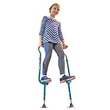 Original Walkaroo Steel 'Wee' Balance Stilts with Adjustable Height for Little Kids & Beginners (Ages 4+ and up to 120 lbs) For Active Play & Excercise; comes in Assorted Colors (Red or Blue)