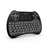 reiie (Backlit Version) H9+ Mini Keyboard,2.4GHz Wireless Mini Handheld Smart TV Remote Keyboard with Touchpad for PC,Raspberry Pi 2, Pad, Smart TV, Android TV Box, Windows 7 8 10