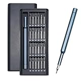 NISCHA 25-in-1 Small Precision Screwdriver Set, Professional Magnetic Mini Repair Tool Kit for Phone, Computer, Watch, Laptop, Macbook, Game Console, Eyeglass