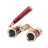 Aroncent Opera Glasses Binoculars 3X25 Theater Glasses Mini Binocular Compact with Handle for Adults Kids Women in Musical Concert