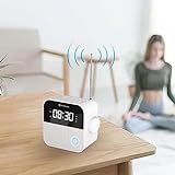SmartCuckoo Smart Alarm Clock AM/FM Radio- White Noise Temperature-Humidity Sensor Personal Voice Medication Reminder. iOS/Android App, Remote Control and WiFi Enabled!