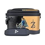 PDP Gaming Officially Licensed Switch Pull-N-Go Travel Case - Zelda Breath of the WIld - Semi-Hardshell Protection - Protective PU Leather - Holds 14 Games - Works with Switch OLED & Lite