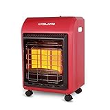 Gasland MHA18R Propane Radiant heater, 18,000 BTU Warm Area up to 450 sq. ft, Portable Gas Heater for Garages, Workshops and Construction Sites, Ultra Quiet Propane Heater with LP Regulator Hose (Red)
