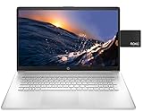 HP Laptops for College Student & Business, 17 inch Laptop FHD Screen Computer, 2022 Newest Updated, 11th Gen Intel Core i5-1135G7, 16GB RAM, 1TB SSD, Fast Charge, HDMI, Webcam, Windows 11, ROKC MP