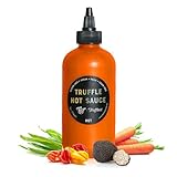 TRUFFLE TANGO - Original Carrot Hot Sauce - Habanero & Scotch Bonnet Peppers, Limes, Garlic, Culantro, Apple Cider Vinegar - 100% Clean Ingredients, Vegan, Gluten Free, No Preservatives, No Sweeteners