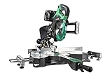Metabo HPT 36V MultiVolt™ Pro Sliding Miter Saw | 7-1/4-Inch Blade | Dual Bevel | Tool Only - No Battery | Extreme Precision | Highly Accurate | C3607DRAQ4