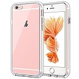 JETech Case for iPhone 6 and iPhone 6s, Non-Yellowing Shockproof Phone Bumper Cover, Anti-Scratch Clear Back (Clear)