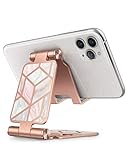 i-Blason Cell Phone Stand, Foldable Adjustable Phone Mount Holder, Compatible with iPhone 14/iPhone 13/iPhone 12/iPhone 11/Galaxy S22/S21/Pixel 6, Android Smartphones, All Smart Phone (Marble)