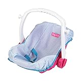 Theo Klein Baby Coralie Doll Carrier, Doll Cot/Car Seat - Kids Pretend Play, Suitable for Dolls Up to 18' / 45 cm Tall, Adjustable with Three Position Settings, Doll Accessory, Ages 3+