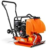 SuperHandy Plate Compactor Heavy Duty 7HP 4200lbs Impact Force - w/Water Tank for Concrete and Dirt