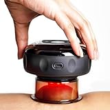 REVO The Original 4-in-1 Smart Cupping Therapy Massager, Red Light Therapy for Targeted Pain Relief, Knots, Aches, Muscle Soreness, Circulation & Tighter Skin, Portable Electric Cupping Kit
