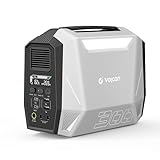 Portable Power Station 299Wh Outdoor Generator LiFePO4 Battery, 110V/300W Pure Sine Wave AC Outlet up to 600W, DC, USB QC3.0, LED, 3000 Cycles, Solar Power Station for Home Use Camping Backup