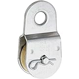 National Hardware N195-800 3213BC Fixed Single Pulley in Zinc plated,1-1/2'