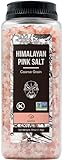 Soeos Himalayan Salt, Coarse Grain, 39Oz (2.4 Pound), Non-GMO Himalayan Pink Salt, Kosher Salt, Sea Salt for Grinder Refill