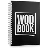 WODBOOK Workout Journal for Crossfitters - WOD Logbook - Exercise Planner - Cross Training Tracking Diary – WOD Book | Track 200 WODs + 130 Benchmarks + Personal Records | 140 Pages | Wire-Bound