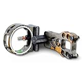 Great Deals LLC 3 Pin Bow Sight - Fiber, Brass Pin, Aluminum Machined - Right and Left Handed