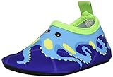 Bigib Toddler Kids Swim Water Shoes Quick Dry Non-Slip Water Skin Barefoot Sports Shoes Aqua Socks for Boys Girls Toddler, Blue Octopus, 6.5 Toddler