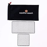 Combo 2-Pack - The Original Bushcraft Grill - Welded Stainless Steel High Strength Mesh (Campfire Rated) - Expedition Research LLC