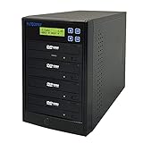 PlexCopier 24X 1 to 3 CD DVD M-Disc Supported Duplicator Copier Tower with Free Copy Protection