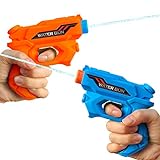 2 Pack Water Gun for Kids - Blaster Soaker Squirt Summer Squirt Shooter Gun Toy Swimming Pool Beach Water Fighting Toy - Pool Party Beach