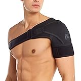 Primall Shoulder Brace for Men and Women | Orthopedic Shoulder Compression Sleeve for Torn Rotator Cuff, Dislocated AC Joint, and Other Injuries | Shoulder Support Wrap for Pain Relief (Small/Medium)