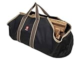 Fire Beauty Large Canvas Log Tote Bag Firewood Log Carrier