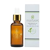 MarulaX Luxury 100% Pure Virgin Marula Oil│Cold Pressed Marula Facial Oil From The Nut Of African Marula Tree│Anti-Aging Skin Care & Face Moisturizer│Gluten Free Skin, Nail & Hair Care–30ml/1Fl Oz