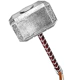 Logest Halloween Hammer Cosplay - Small and Large Available Lightweight PU Foam Hammer - Perfect Replica with Textured Detailing - Ideal Costume Prop for Dress-up Great Gift for Birthday (Large)