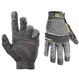 Custom Leathercraft125M Handyman Flex Grip Work Gloves, Shrink Resistant, Improved Dexterity, Tough, Stretchable, Excellent Grip