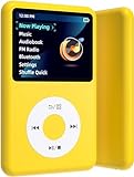 Innioasis 128G Mp3 Player with Bluetooth, 2.4' Portable Mini HiFi Sound Bluetooth Walkman Digital Music Player Storytelling Player for Kids (Yellow)