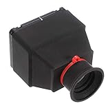 Runshuangyu Photonewplaza 3X Magnification LCD Viewfinder 3X Loupe Magnifying Universal Magnifier for 3.2' Screen, for Nikon Canon Sony DSLR Camera Camcorder - Rubber