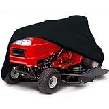 Riding Lawn Mower Cover Waterproof Garden Tractor Cover Heavy Duty Fits Decks up to 54’’, Large Premium Riding Lawn Tractor Cover Outdoor UV Resistant Protection, Universal Size