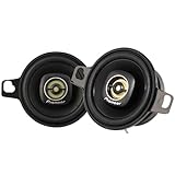 Pioneer TS-A709, 2-Way Coaxial Car Audio Speakers, Full Range, Clear Sound Quality, Easy Installation and Enhanced Bass Response, Black and Gold Colored 2.75” Round Speakers