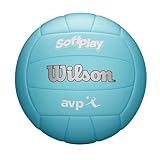 WILSON AVP Soft Play Volleyball - Official Size, Blue