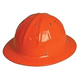 WoodlandPRO Full Brim Aluminum Hard Hat - Hi-Viz Orange