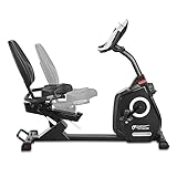 Circuit Fitness Recumbent Magnetic Exercise Bike with 15 Workout Programs, LCD and Heart Rate Monitor