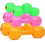 TeganPlay Kids Plastic Weight Set Dumbbells Set for toddlers | Barbell Fitness Exercise Equipment for Home Gym Workout (Set of 6 pcs)