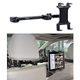 Premium Car Headrest Tablet Mount and Back Seat iPad Car Holder, Jarv [Multi Passenger] Telescopic Fold-Up Rear Seat Tablet Holder for Car Headrest - iPad PRO iPad Air iPad Mini (All 7-18” Tablets)