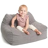 Soft Memory Foam Bean Bag Chair for Toddlers - Fits Any Nursery or Living Room
